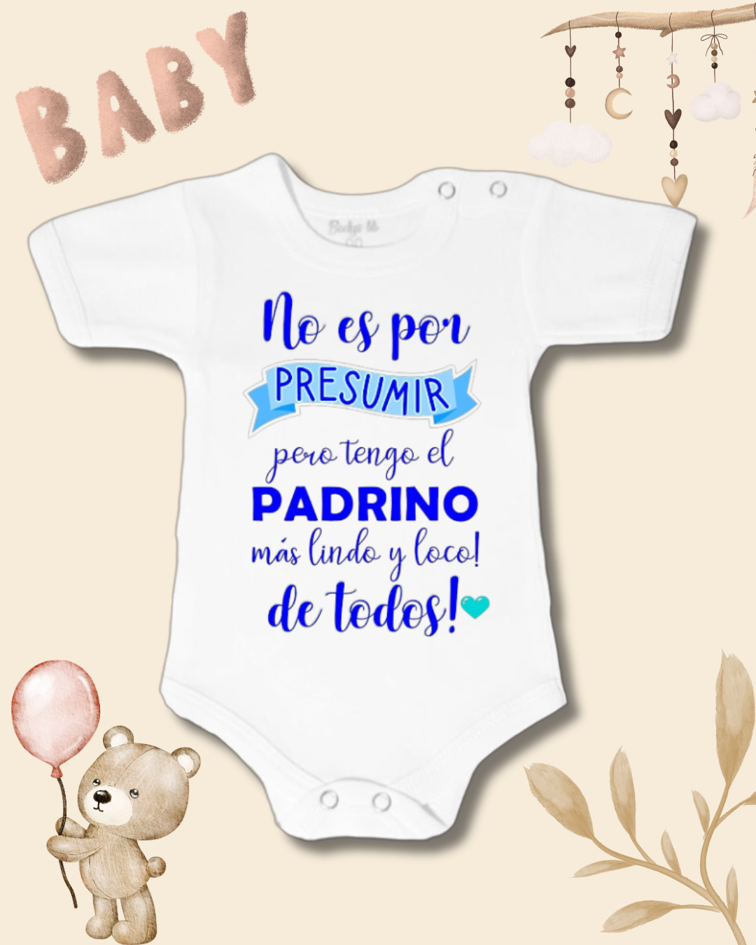 No es por presumir pero tengo el Padrino más lindo y loco de todos! 💙🩵