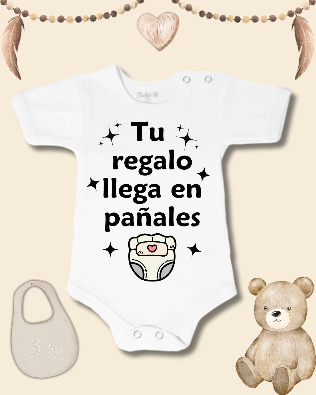 Tu regalo llega en pañales 🍼