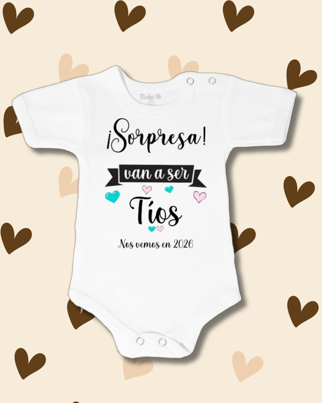 ¡Sorpresa! Van a ser tíos nos vemos en 2026🩷🩵 (unisex)