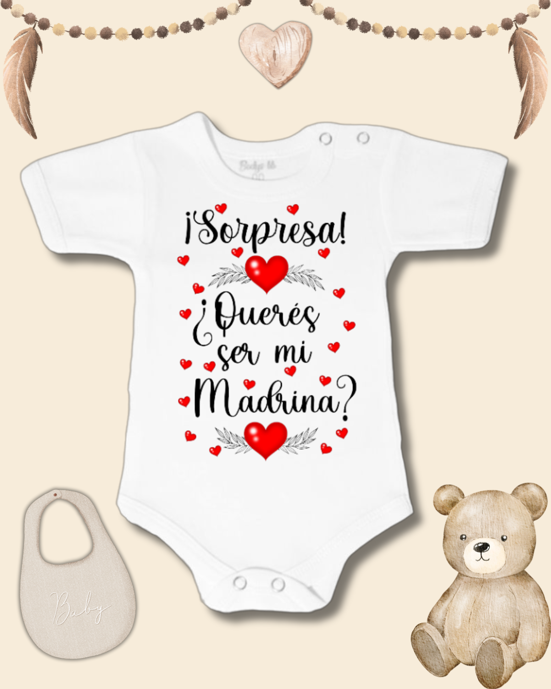 ¡Sorpresa! Querés ser mi Madrina? ❤️🖤