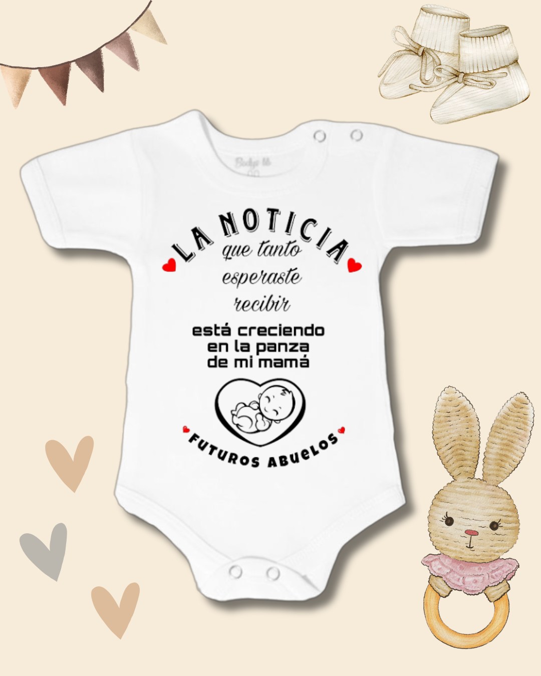 La noticia que tanto esperaste recibir está creciendo en la panza de mamá ❤️Futuros Abuelos ❤️