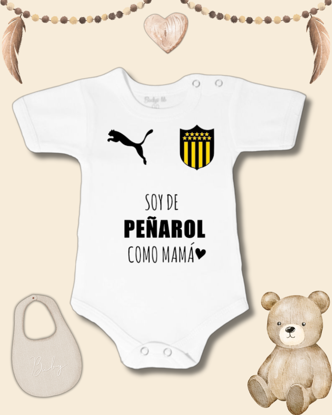 Soy de Peñarol como Mamá 💛🖤