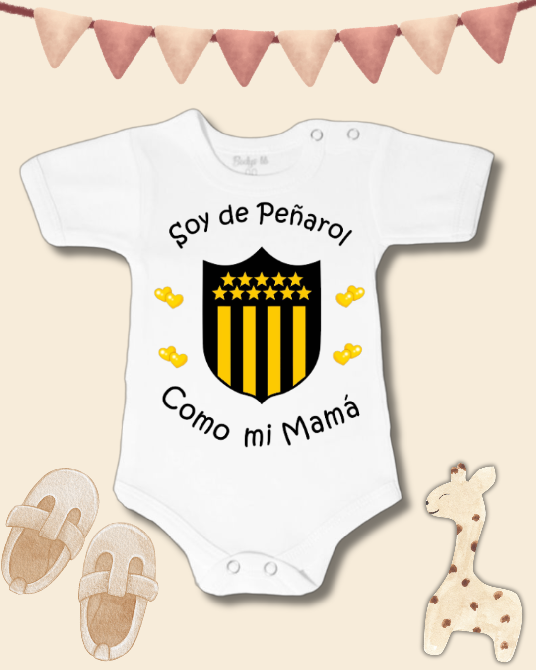 Soy de Peñarol como mi Mamá 💛🖤
