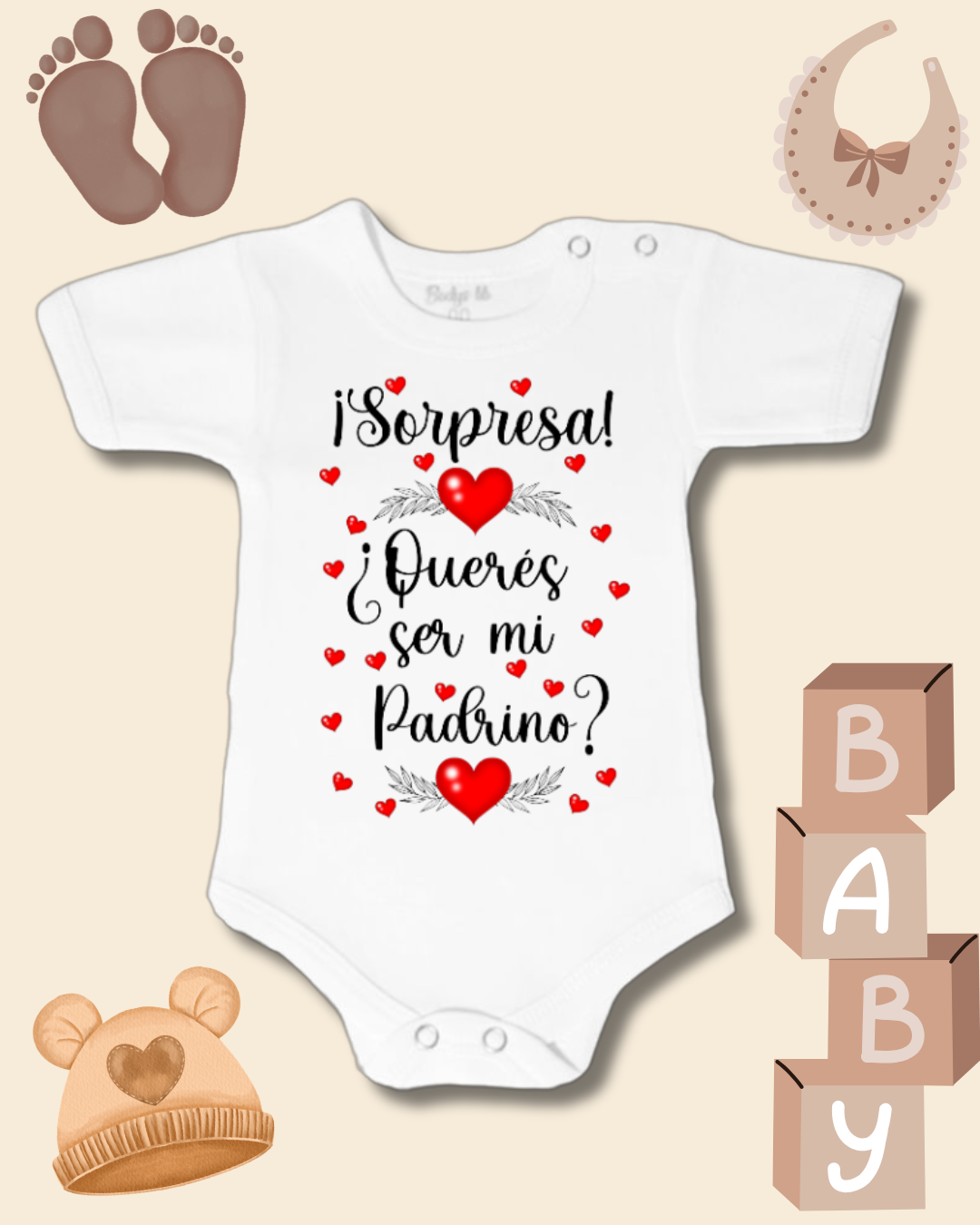 ¡Sorpresa¡ ¿Querés ser mi Padrino? ❤️ (Unisex)