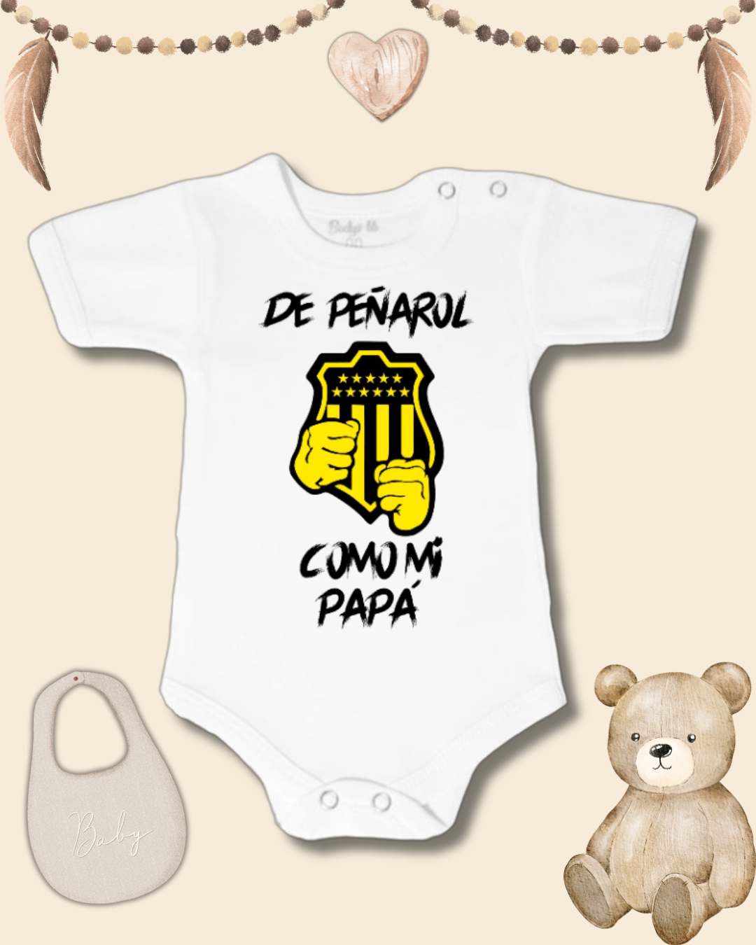 De Peñarol como mi Papá 💛🖤