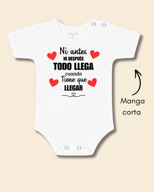 Ni antes ni después todo llega cuando tiene que llegar ❤️