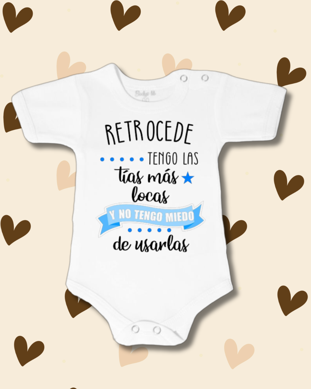 Retrocede tengo las Tías más locas y no tengo miedo de usarlas😜 (celeste con negro)