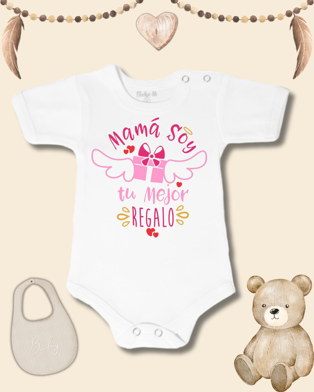 Mamá soy tu mejor regalo🎁🩷 (rosado)