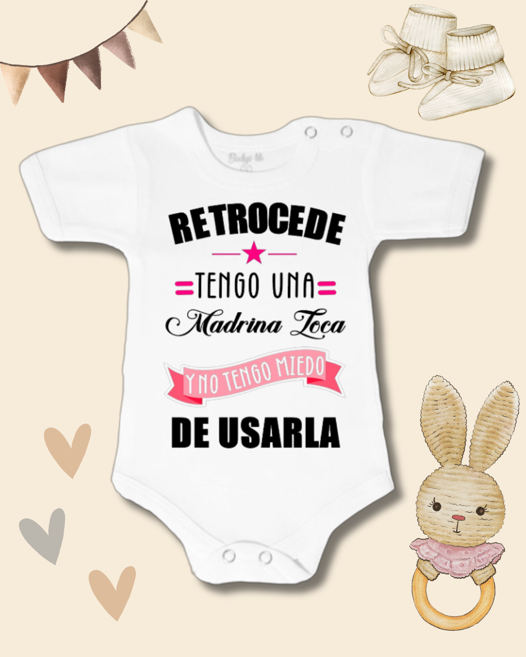 Retrocede, tengo una madrina loca y no tengo miedo de usarla🩷🖤 (negro y rosa)