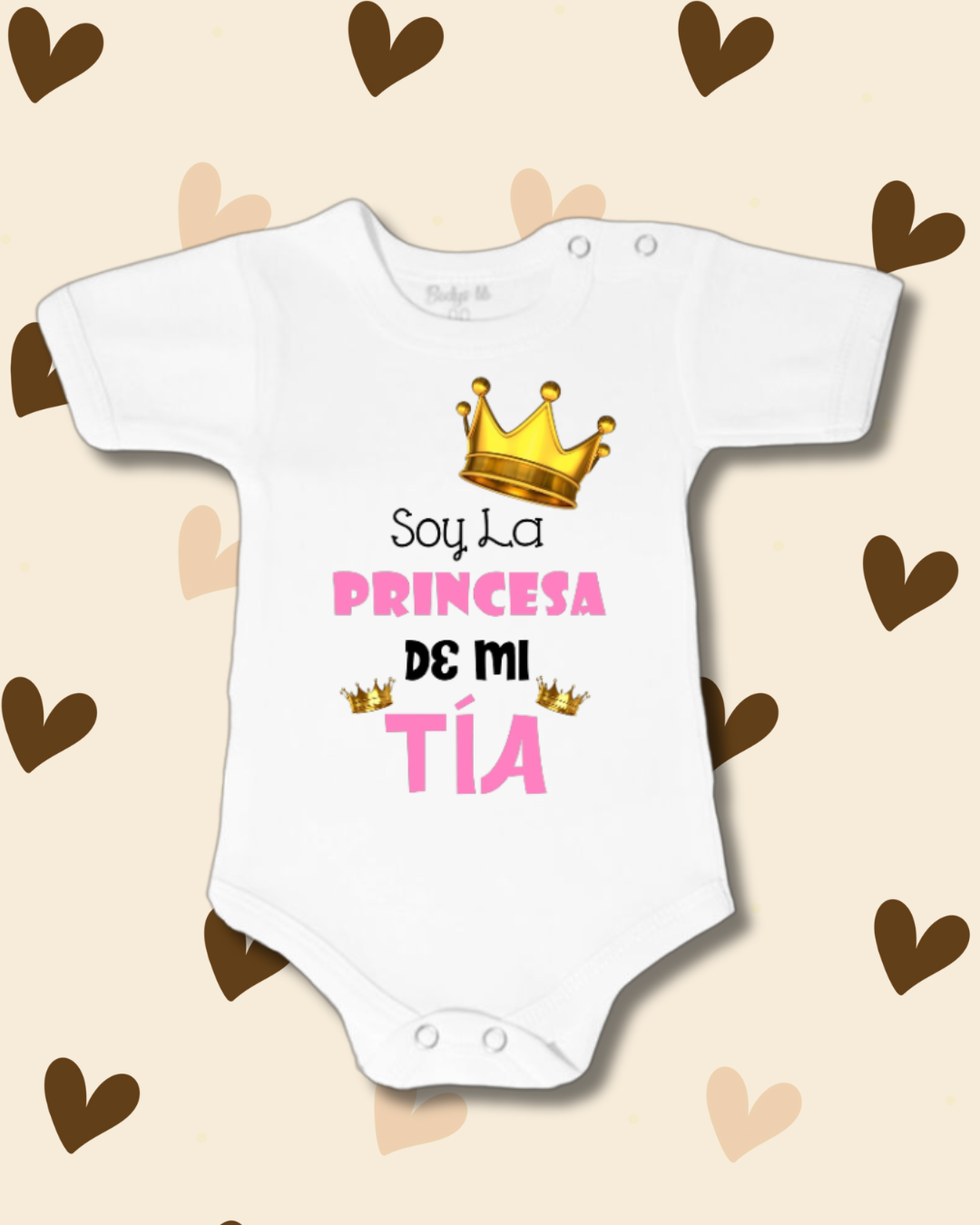 Soy la princesa de mi Tía 👸(rosa y negro)