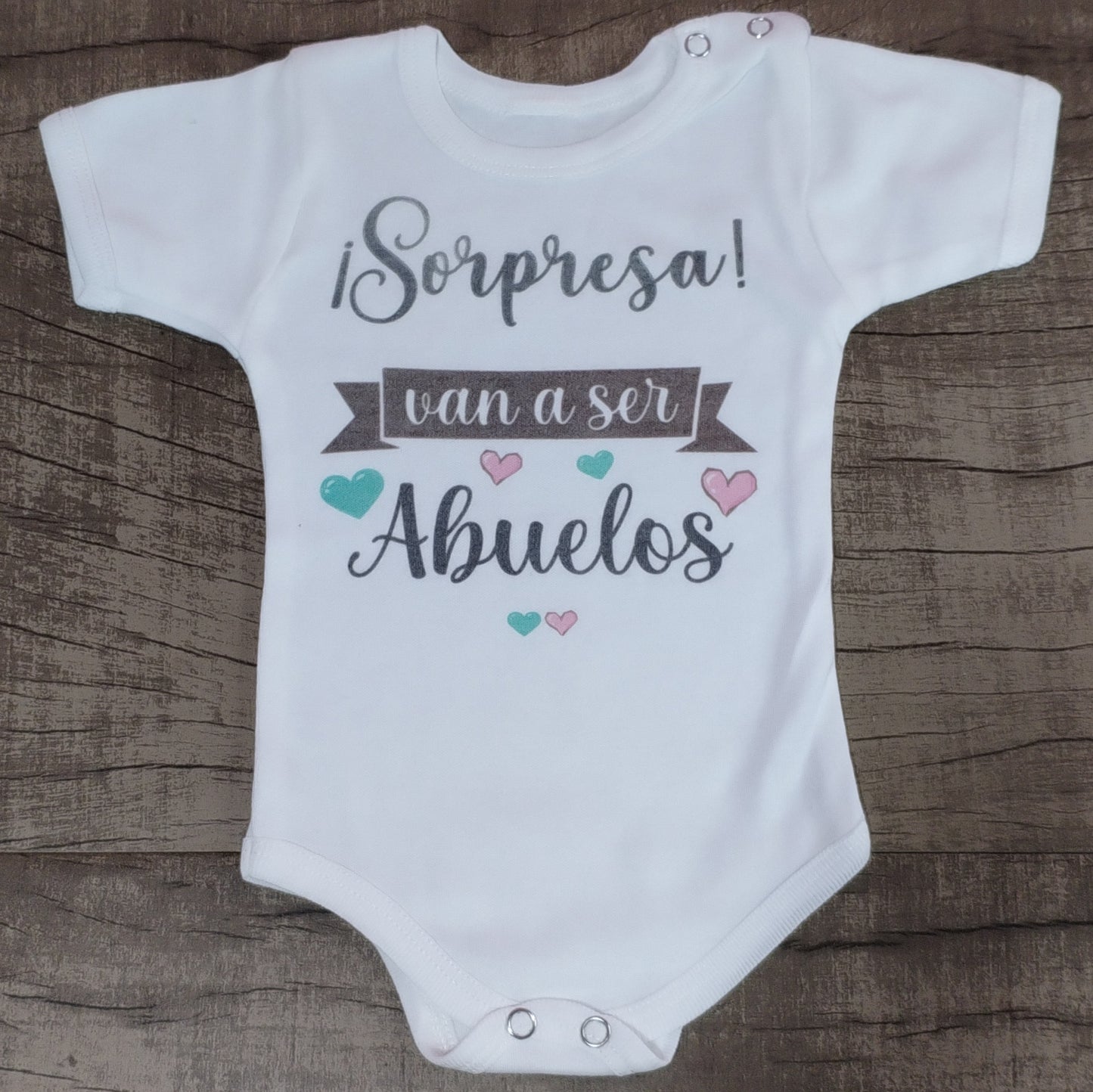 Body sorpresa van a ser abuelos (quedo claro los colores)