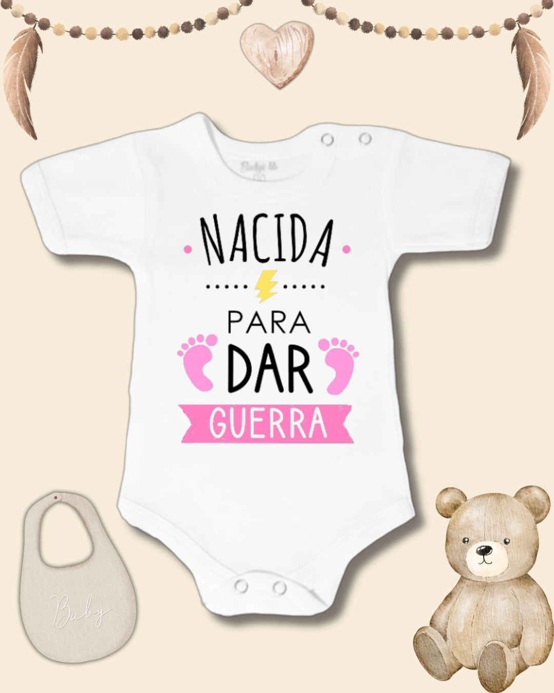 Nacida para dar Guerra 🩷(rosado)