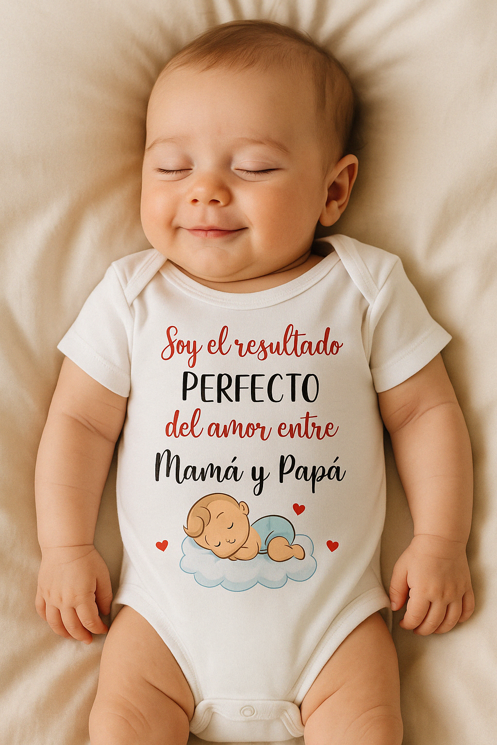 Soy el resultado perfecto del amor entre mamá y papá ❤️ (unisex)