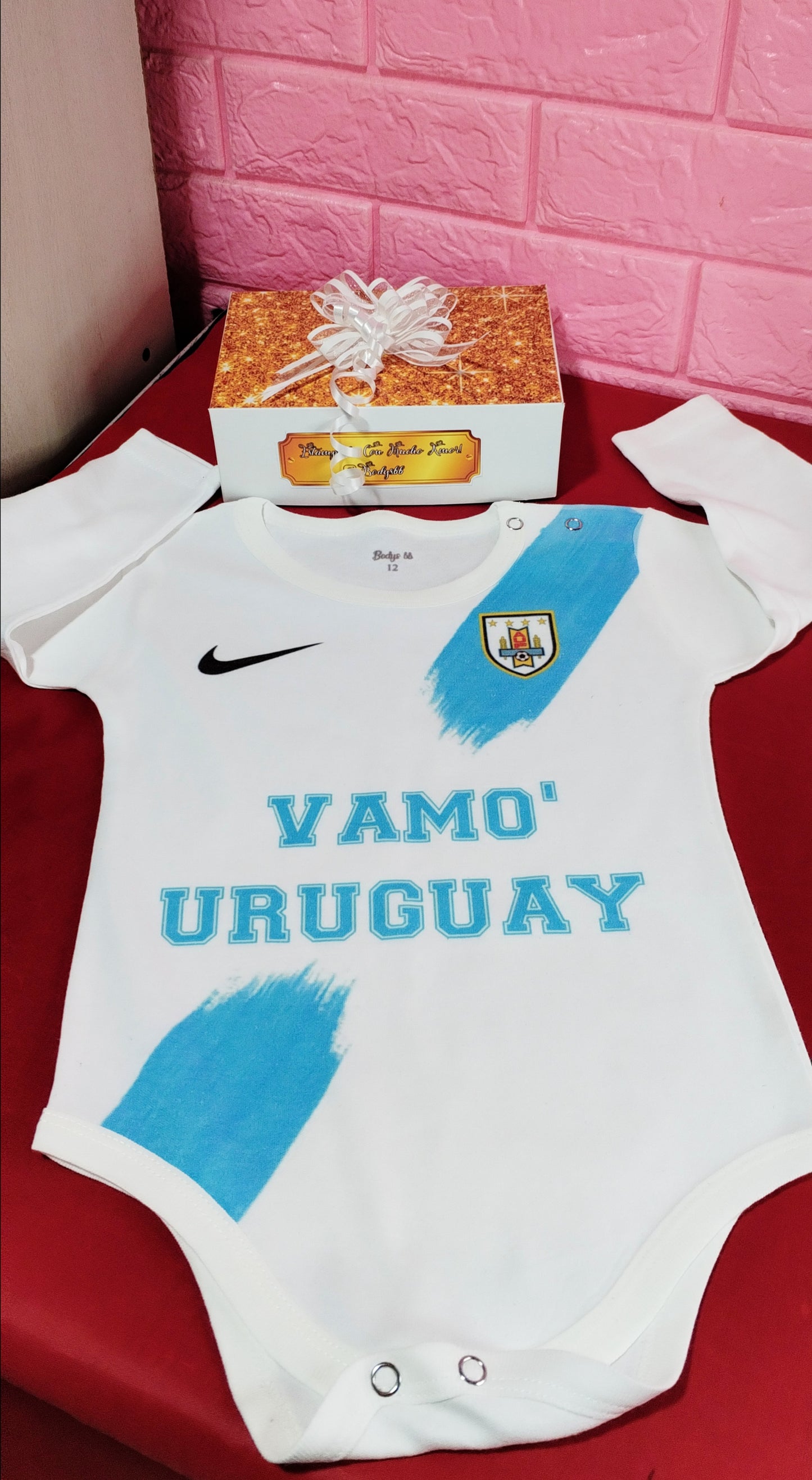 Body blanco vamo' uruguay🇺🇾🩵