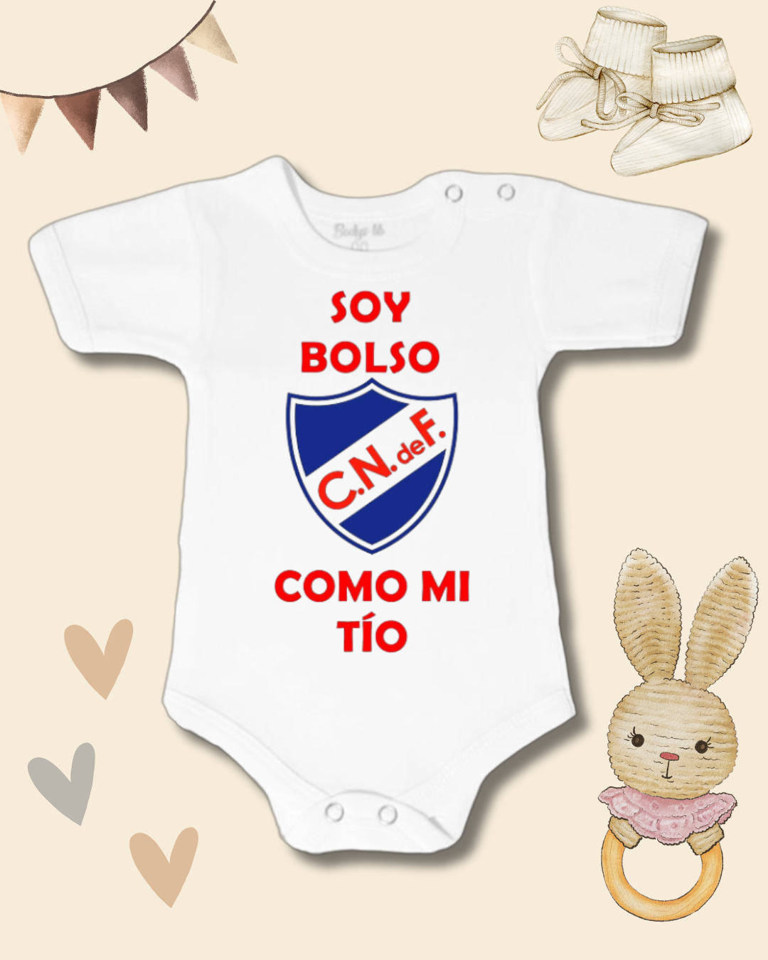 Soy Bolso como mi Tío❤️💙🤍