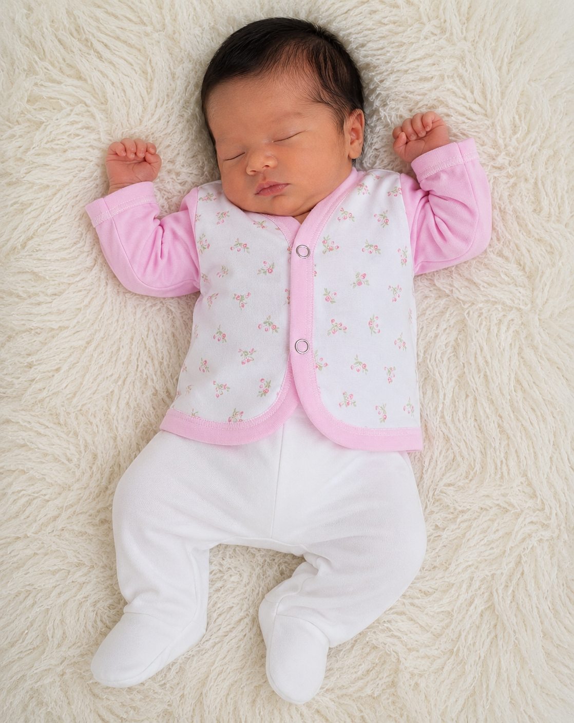 Set  Batita + Pelele  0 a 3 meses (nena)