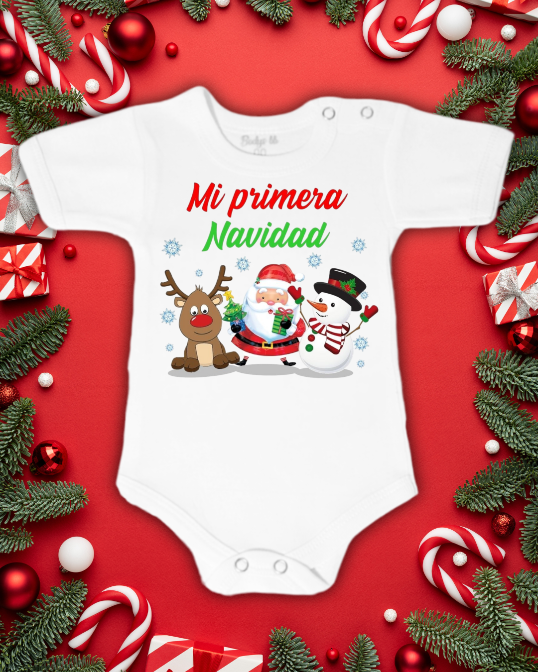 Mi primera navidad 🎄🦌☃️🎅♥️(letra roja y verde)