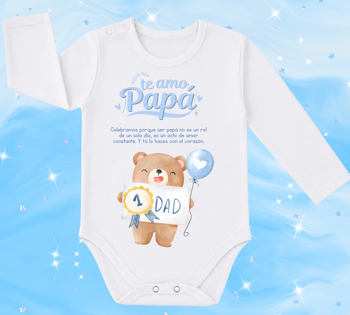 Feliz día te amo Papá (osito)