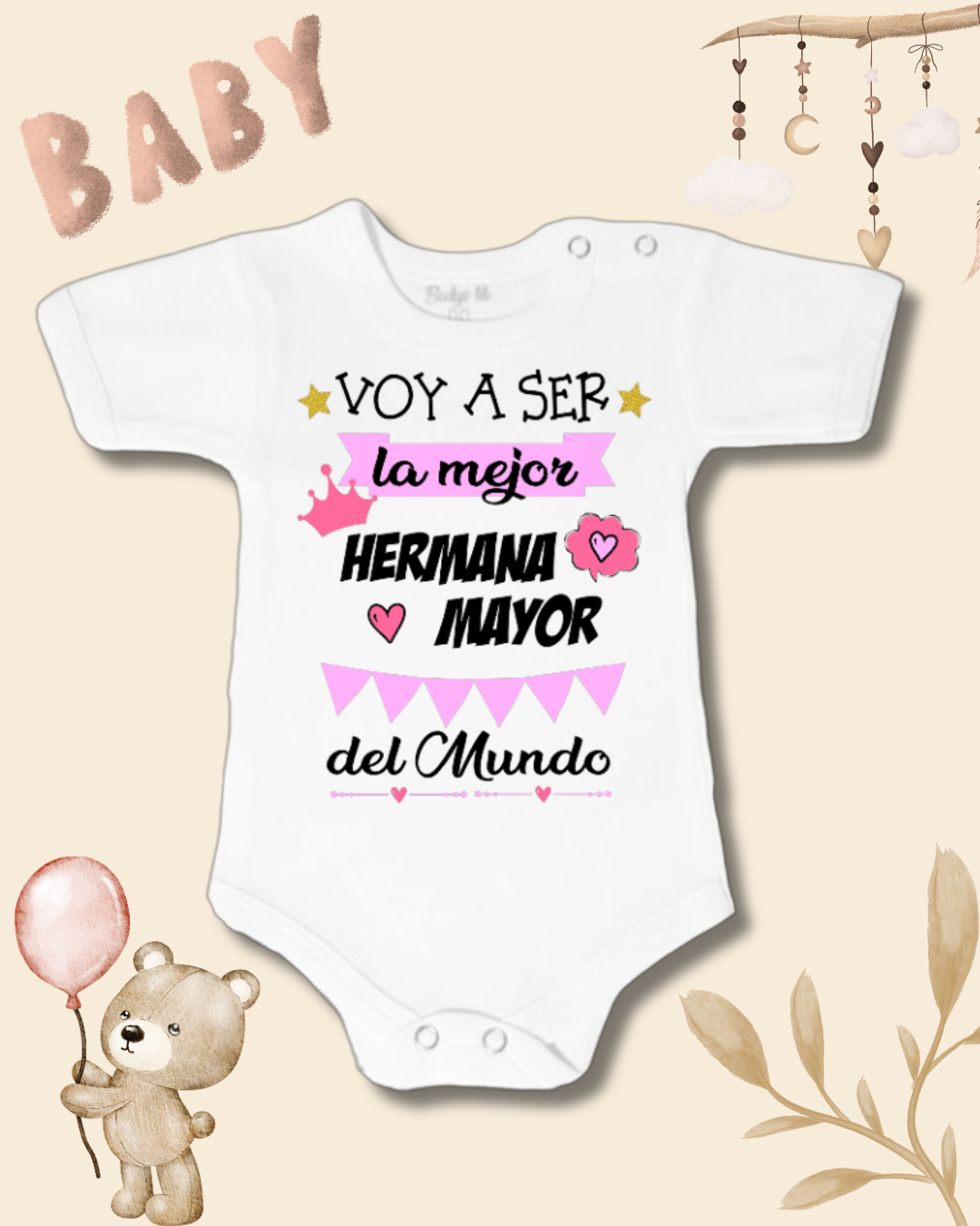 Voy a ser la mejor hermana mayor del mundo 🌎🩷