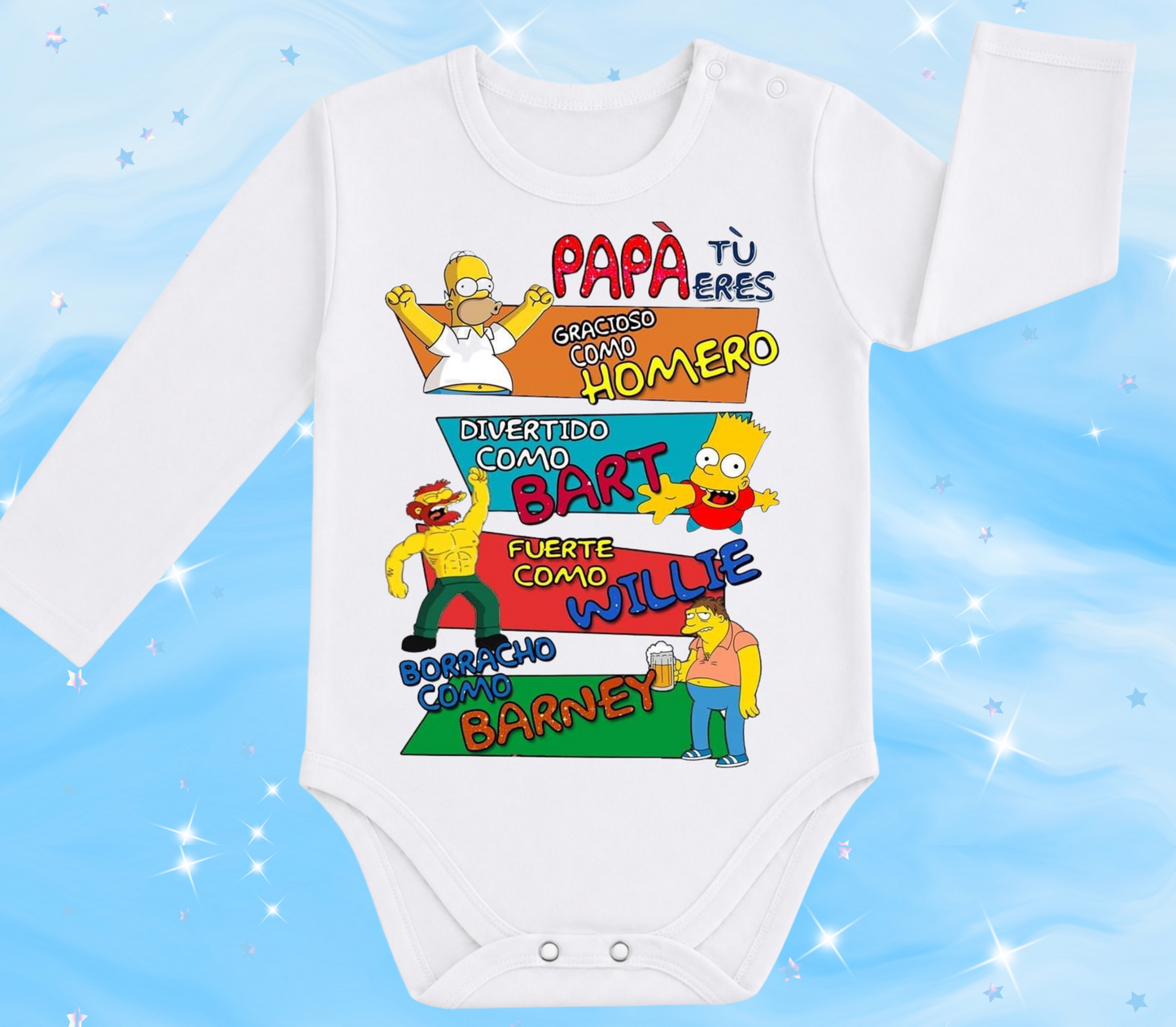 Papá tu eres gracioso como homero