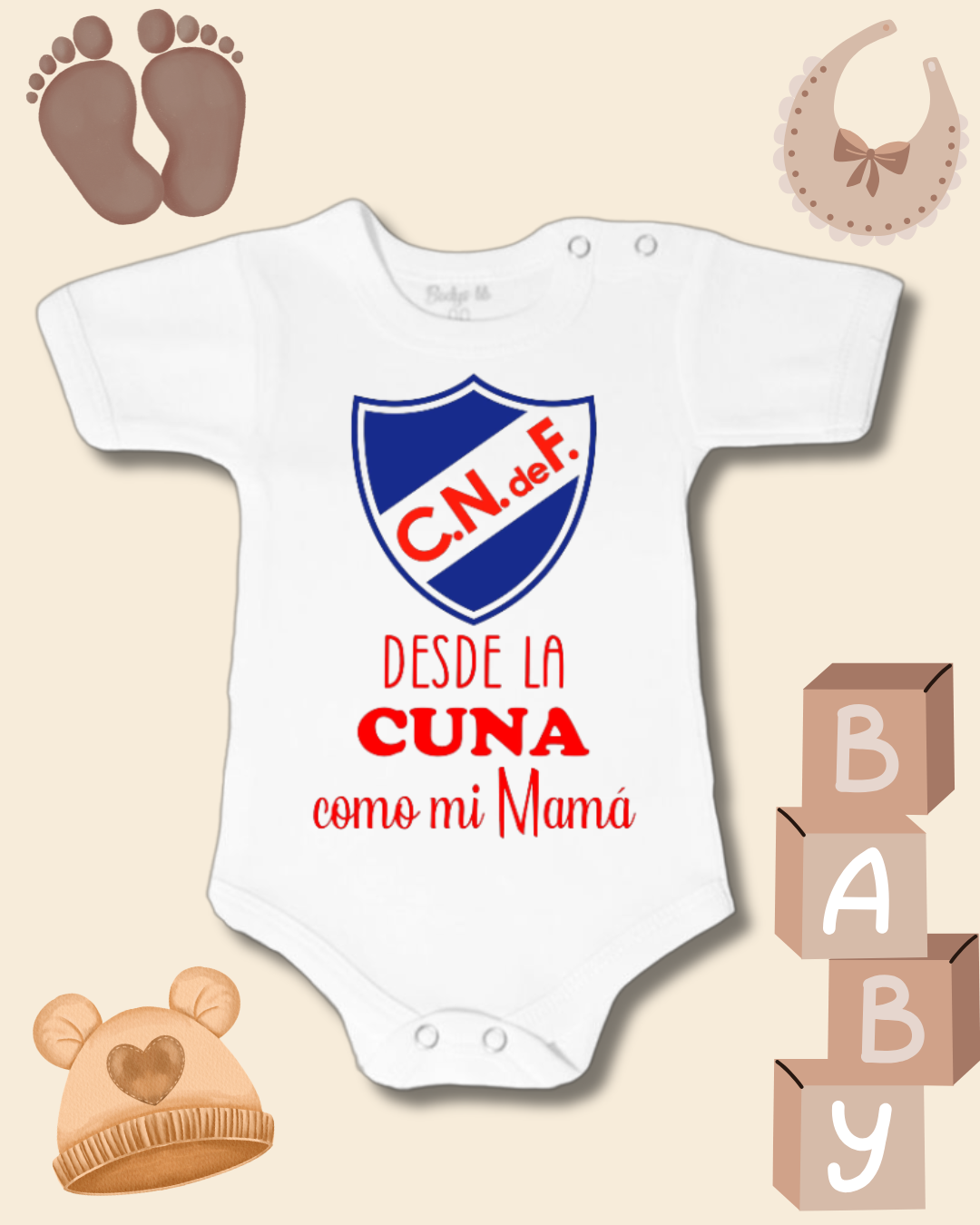 Desde la cuna como mi Mamá ❤️💙🤍