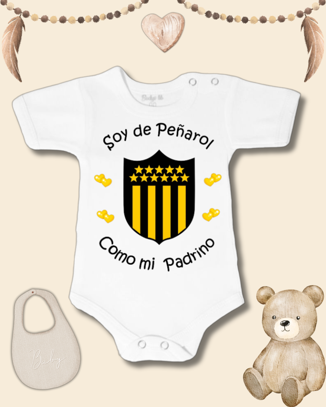 Soy de Peñarol como mi Padrino 💛🖤