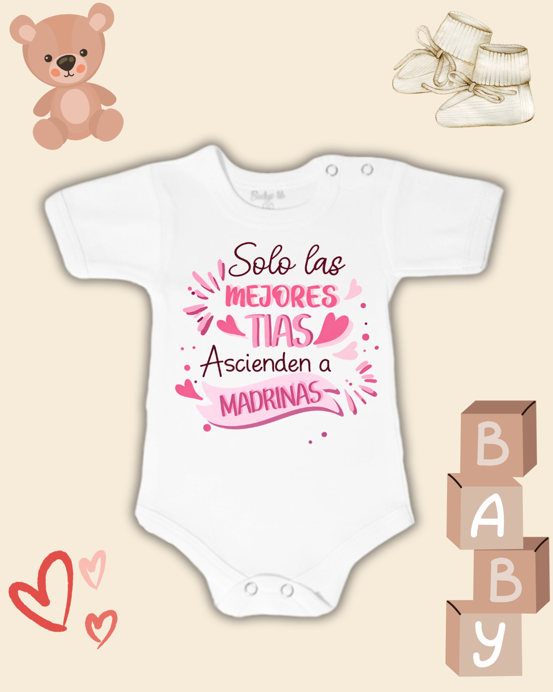 Solo las mejores tías ascienden a madrinas (rosa)