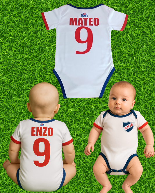 Body nacional estilo camiseta ❤️💙🤍