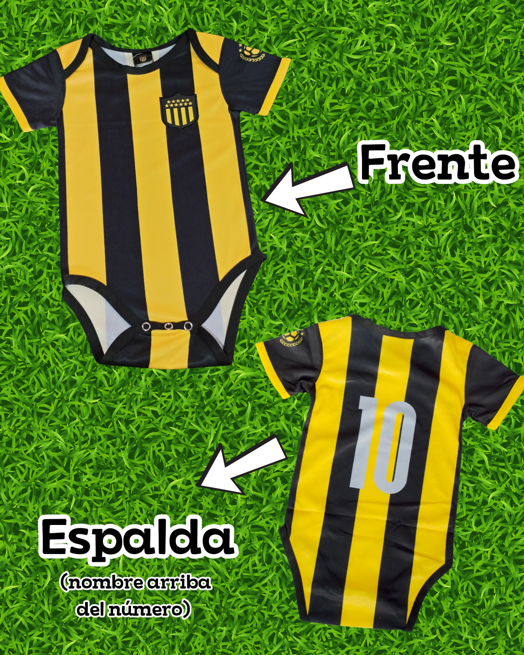 Body peñarol estilo camiseta💛🖤