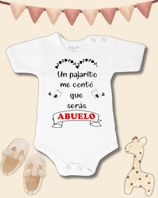 Un pajarito me contó que serás Abuelo❤️