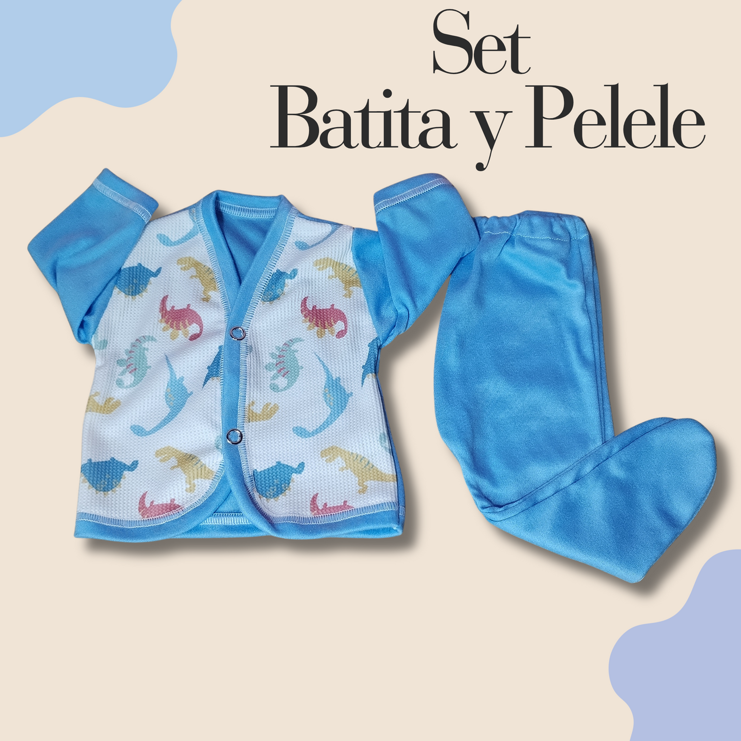 Set Batita + Pelele  0 a 3 meses (varón)