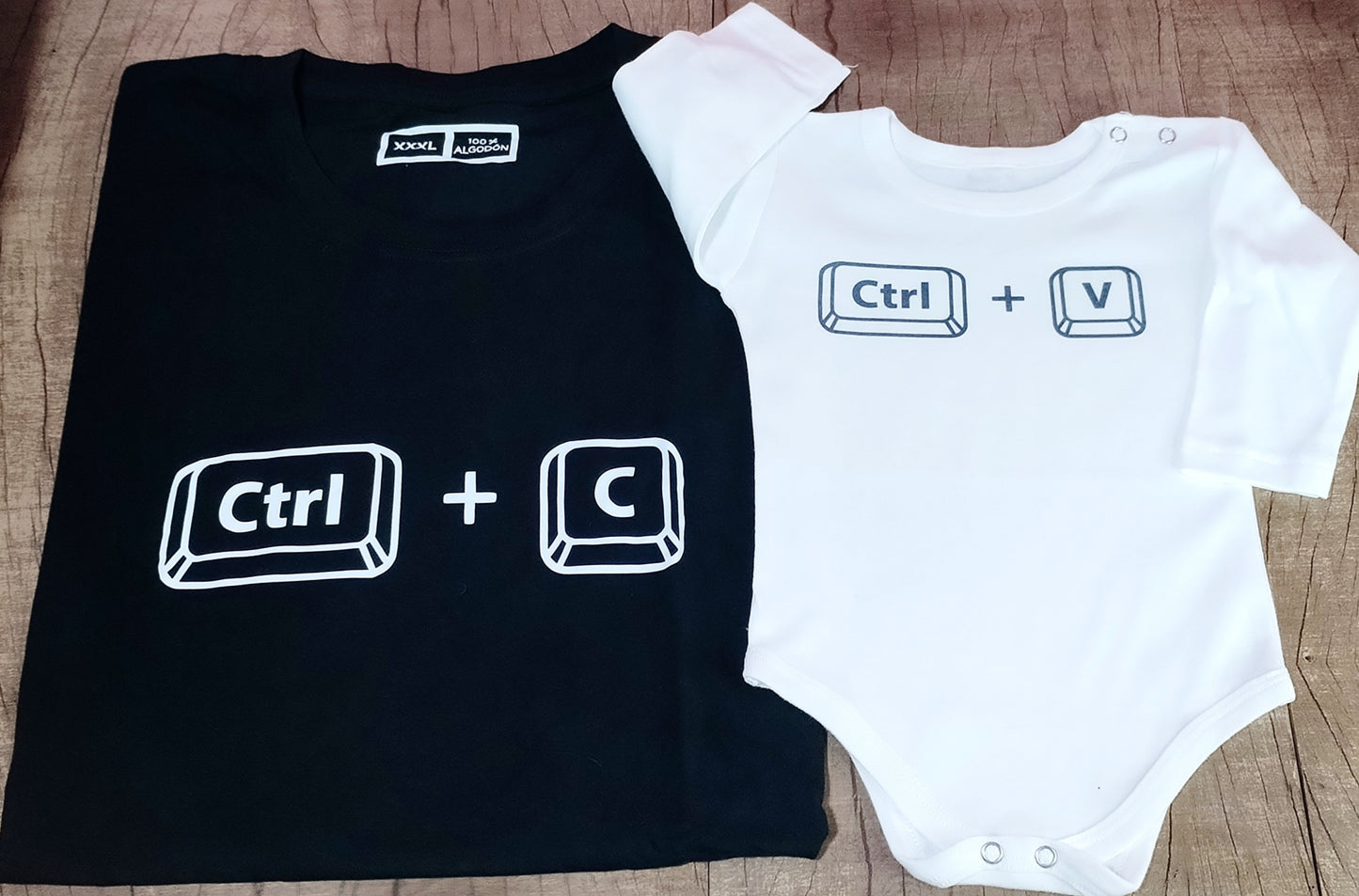 Ctrl + c Ctrl + v remera negra 100% algodón xxxl body talle 06 manga larga