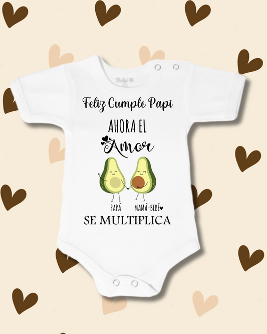 Feliz cumple Papi, ahora el Amor se multiplica 🥑(Papá, Mamá - Bebé) ❤️