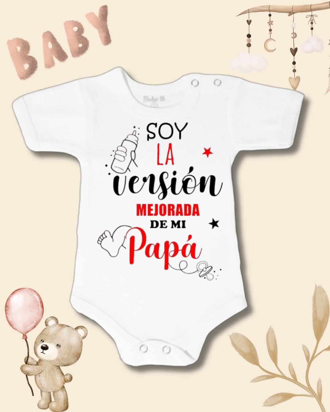 Soy la versión mejorada de mi papá ❤️🖤