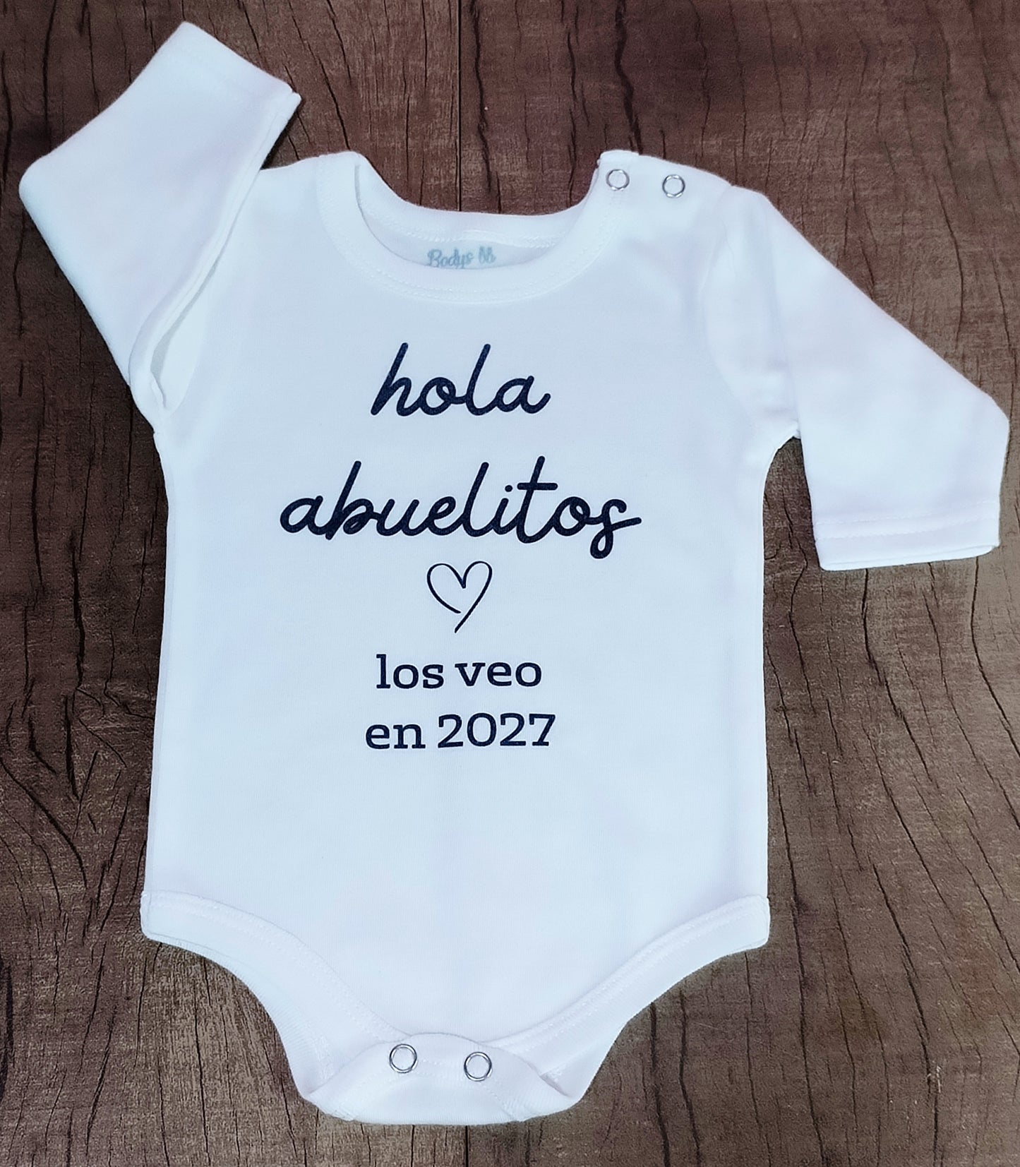 Hola abuelos los veo en 2027 talle 0 manga larga