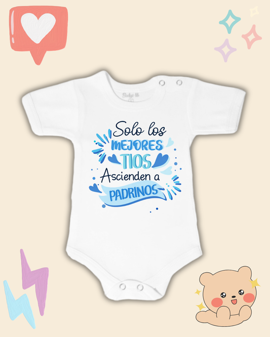 Solo los mejores tíos ascienden a padrinos (celeste)