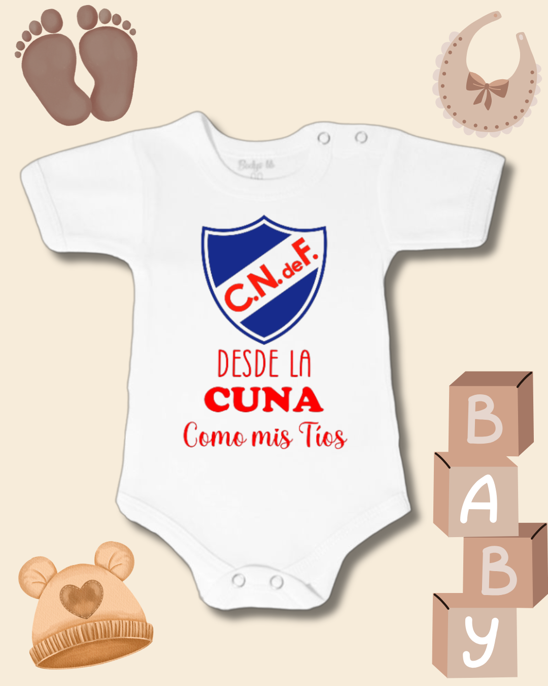 Desde la cuna como mis Tíos ❤️💙🤍