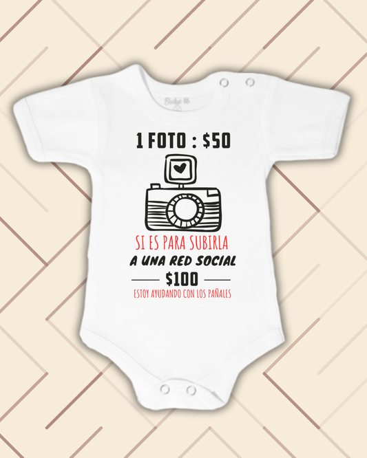 Una foto $50 si es para subirla a una red social $100 🤭