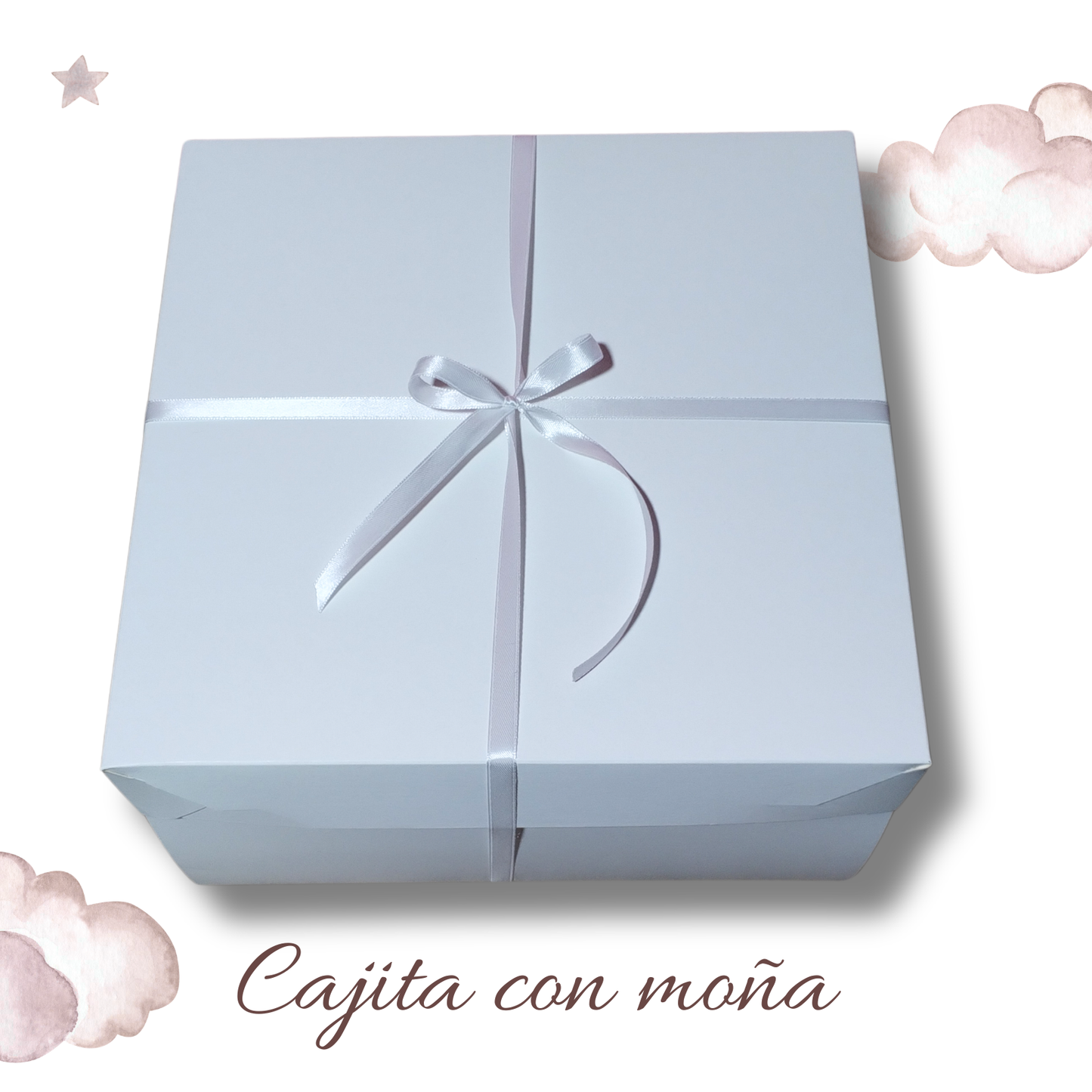 Cajita nacimiento unisex 🤍🤎el body se personaliza a tu gusto 🤎🤍