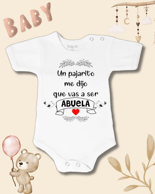 Un pajarito me dijo que vas a ser Abuela❤️🐦