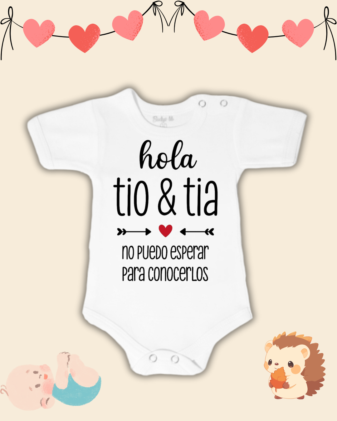 Hola Tío y Tía, no puedo esperar para conocerlos ❤️unisex