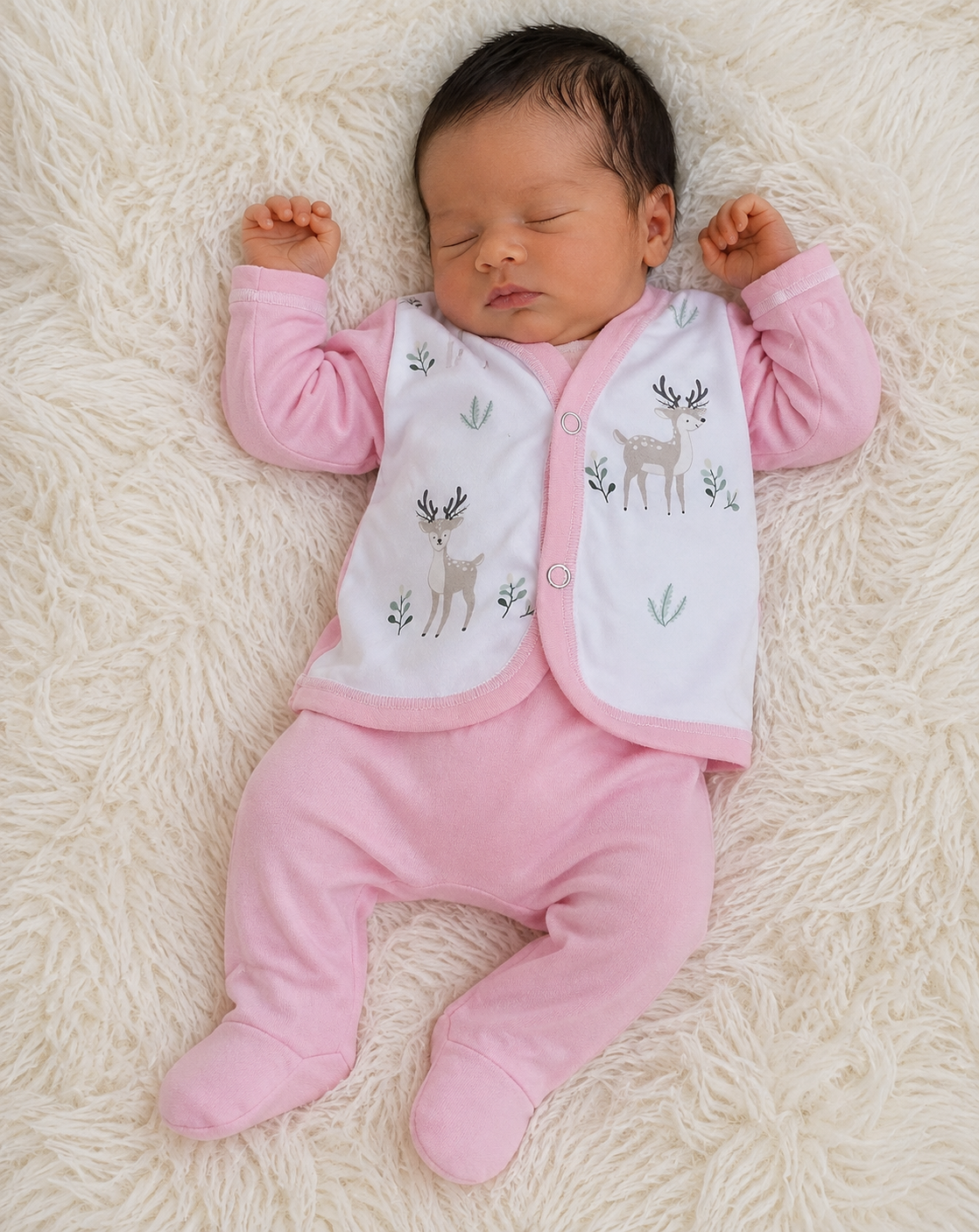 Set  Batita + Pelele  0 a 3 meses (nena)